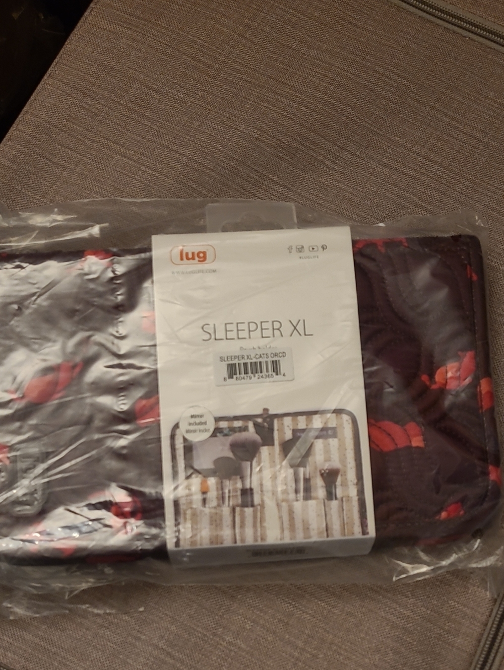Lug Sleeper XL, Orchid Cats, NWT